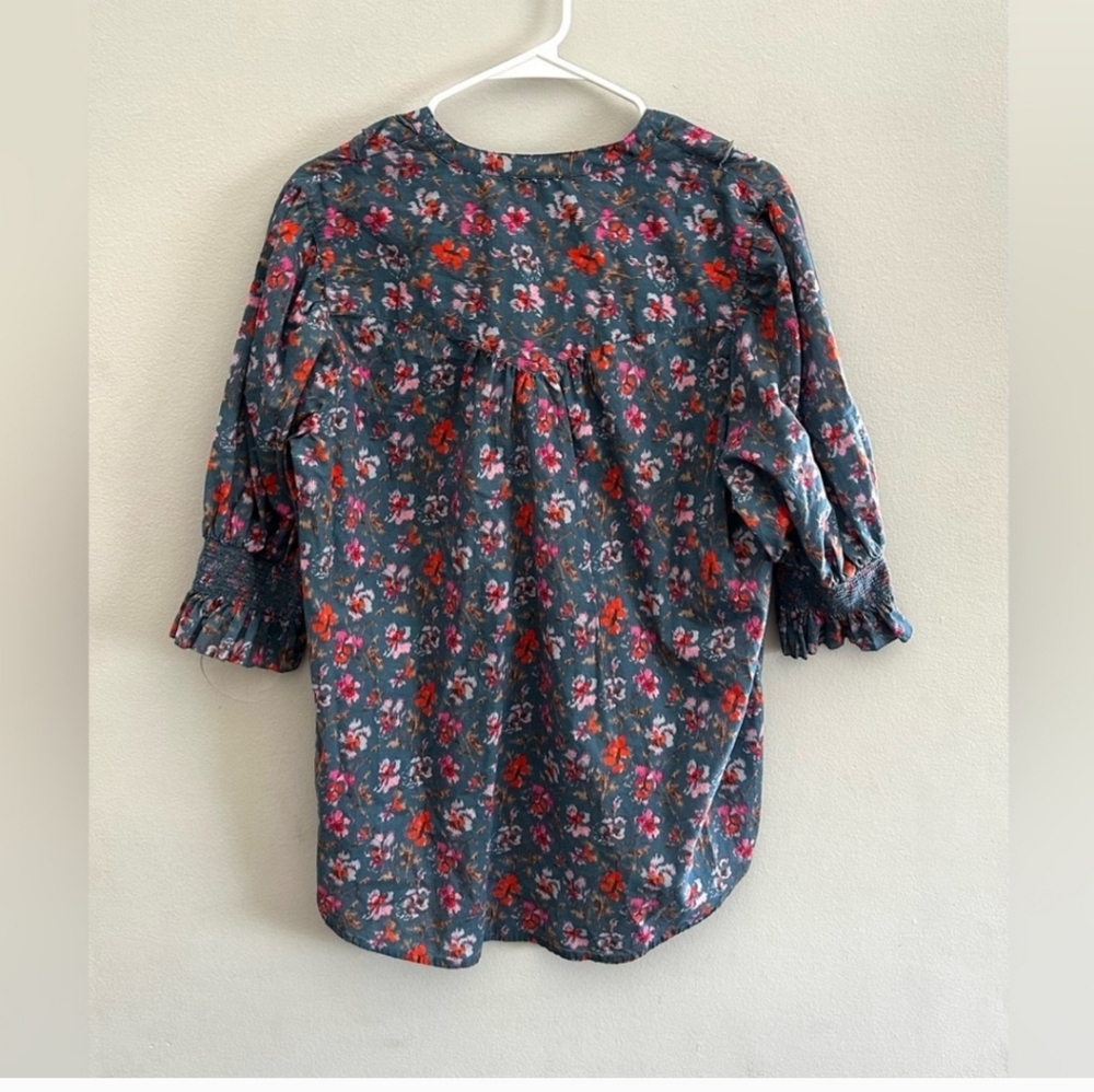 🌻Sundance Floral Ruffle Blouse - Multicolor - Picture 4 of 13